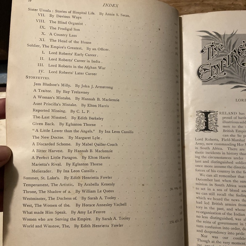 ANNIE S SWAN'S MAGAZINE , THE WOMAN AT HOME , BOUND COPY , 1901, over 500 pages gallery
