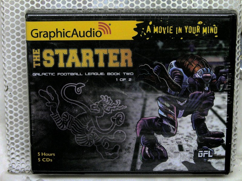 Graphicaudio The Starter Galactic Football League Cd Audiobook 5 Hrs Bk2 1 Of 2