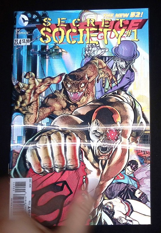 Justice League #23.4 DC Comics New 52 3d Lenticular Cover Secret Society NM