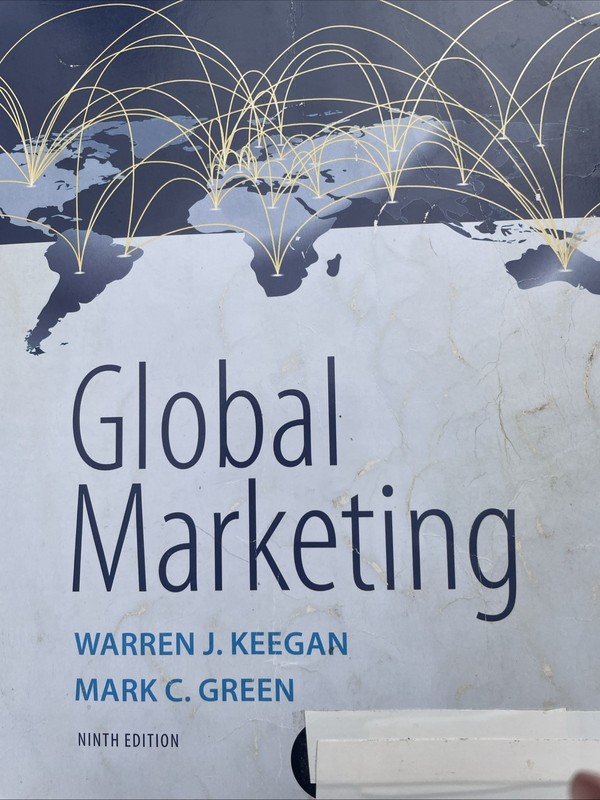 Global Marketing by Warren J. Keegan and Mark C. Green (2016, eBook)