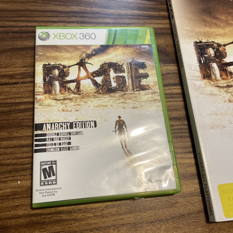 Rage Anarchy Edition (Microsoft Xbox 360, 2011) CIB Complete, Tested Game GUIDE gallery