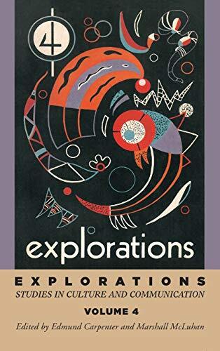 Explorations 4, Carpenter, Easterbrook, McLuhan 9781532610776 Free Shipping-,