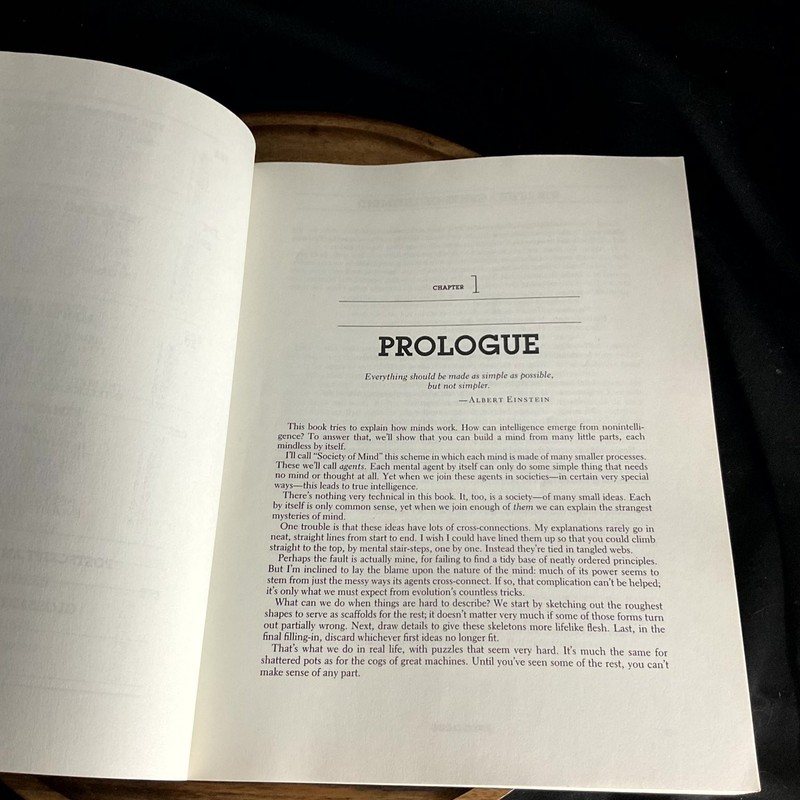 The Society of Mind Marvin Minsky First Touchstone 1988 AI Cognitive Science gallery
