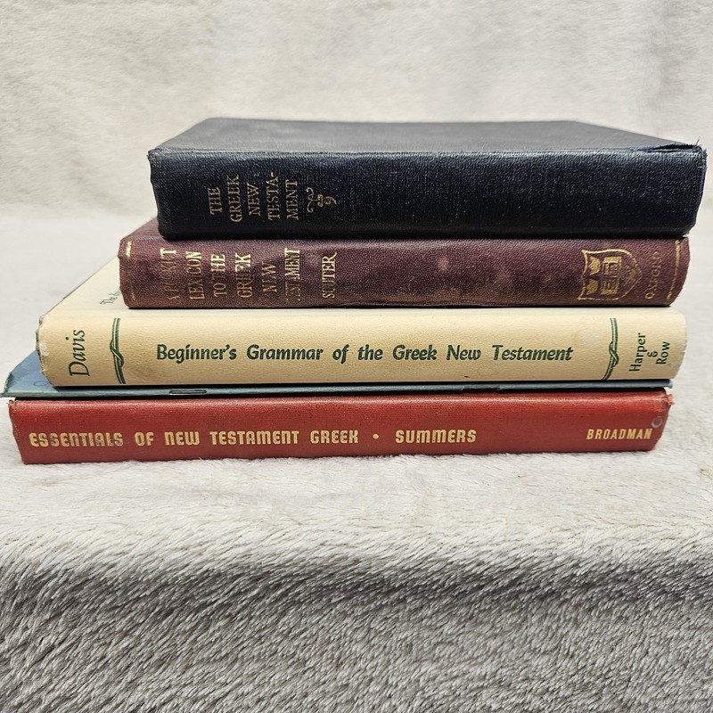 Greek New Testament For Beginners Book Lot Of 5 Essentials Grammar Lexicon Vtg