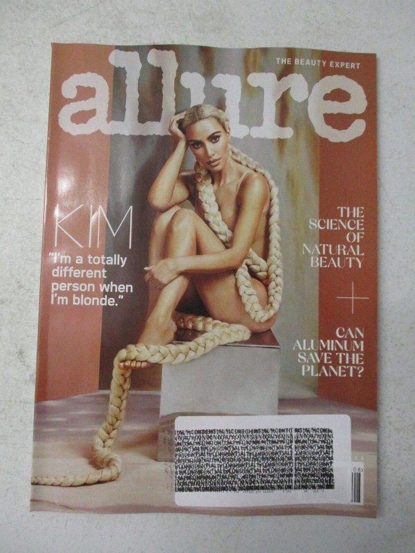 ALLURE MAGAZINE AUG 2022 KIM KARDASHIAN SCIENCE NATURAL BEAUTY WOMENS INTEREST