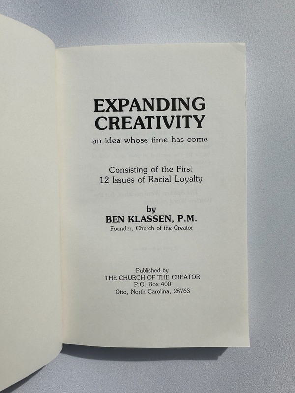 Expanding Creativity: An Idea Whose Time Has Come by Ben Klassen gallery
