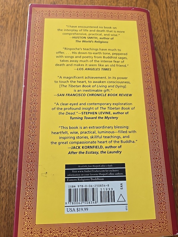Sogyal Rinpoche The Tibetan Book Of Living And Dying (Paperback) 20th Anniv. Ed. gallery