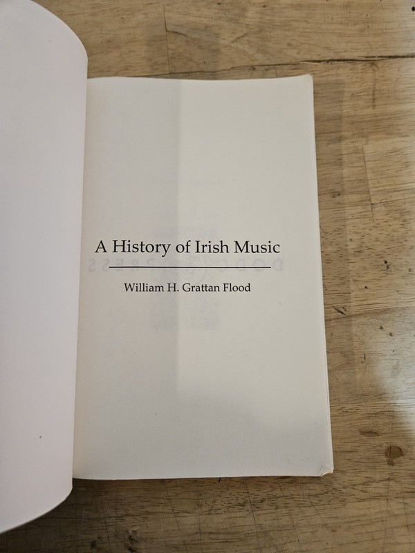 A History of Irish Music by W. H. Grattan Flood Softcover 2008 Illustrated Ed. gallery