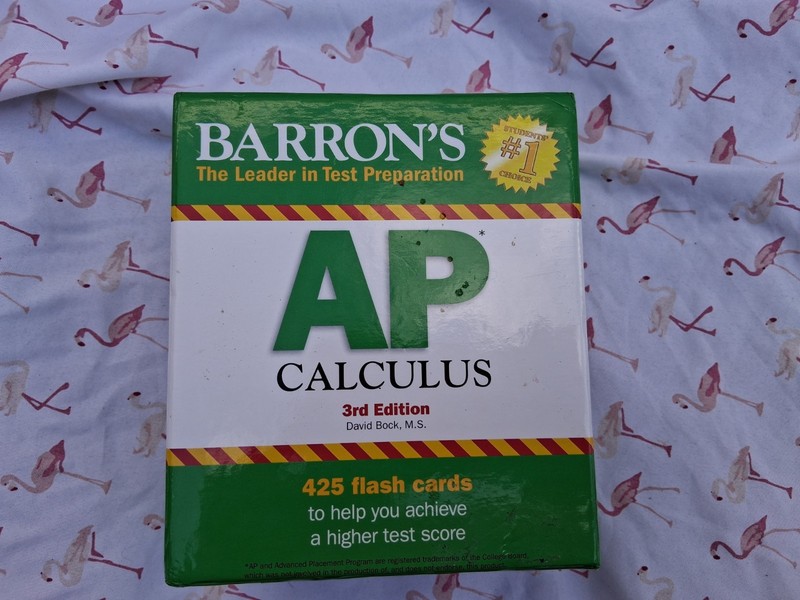AP Calculus Flashcards Fourth Edition Review & Practice Sorting Ring