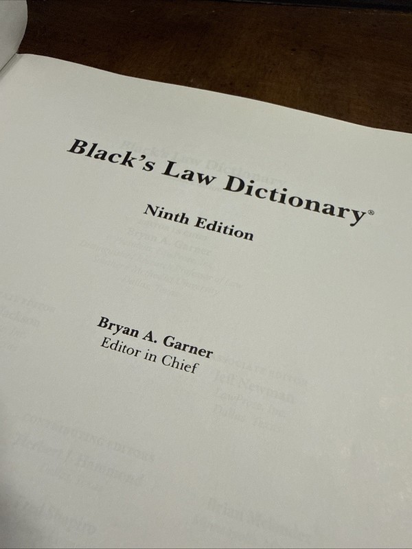 Black's Law Dictionary, Standard Ninth Edition by Bryan A. Garner Hardcover gallery