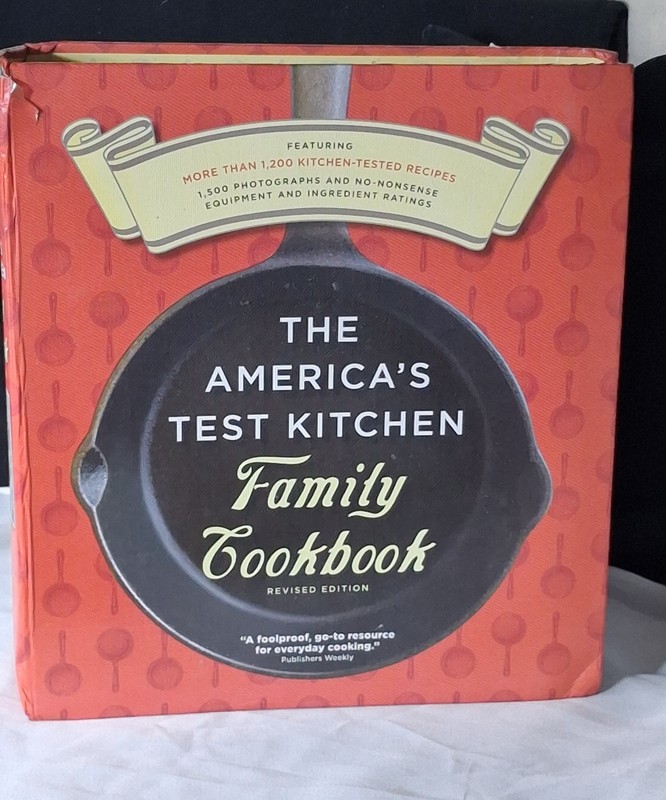 The Americas Test Kitchen Family Cookbook 3 Ring Binder Hardcover Recipes