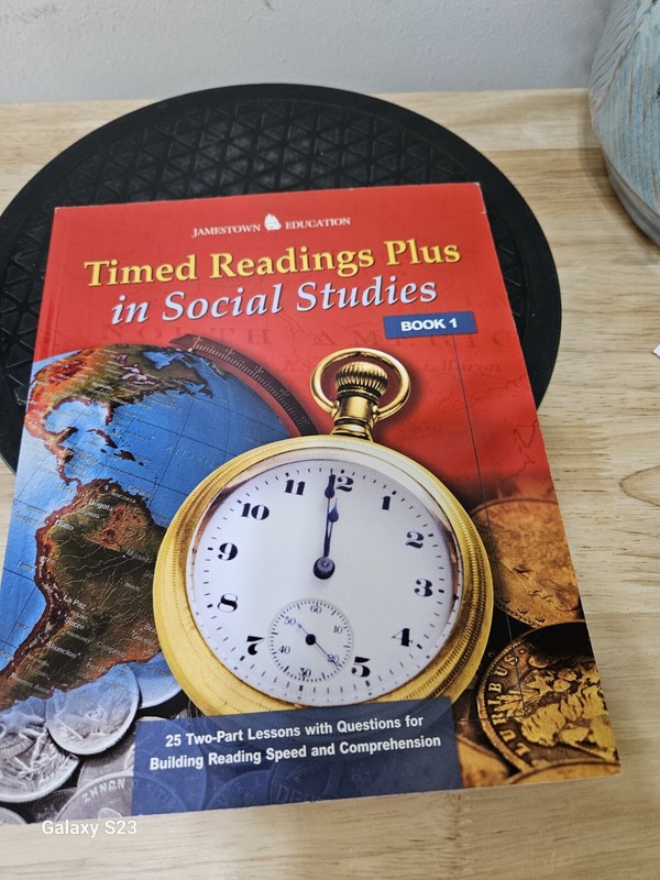 Timed Readings Plus In Social Studies : Book 1; 25 Two-Part Lessons with Ques... gallery