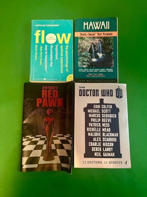 Variety of books, for teens, adults