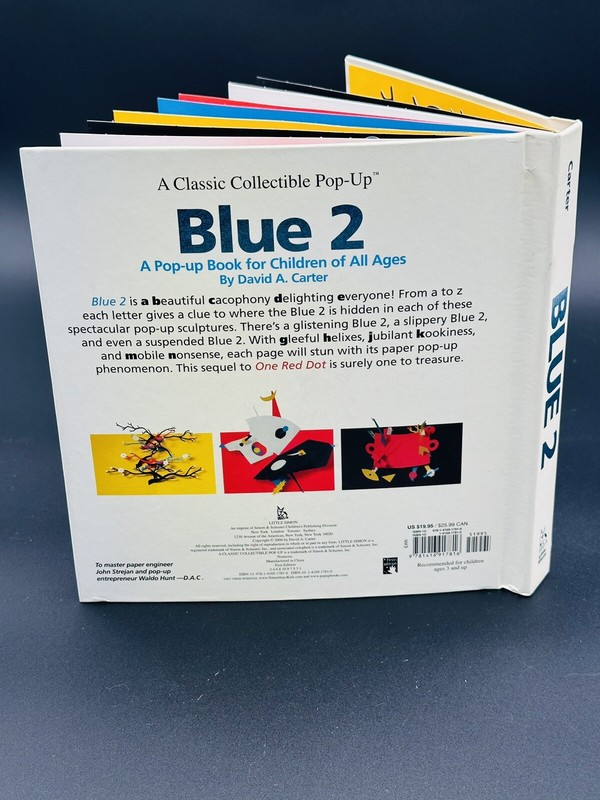 Blue 2 Vol. 2 : A Pop-Up Book for Children of All Ages by David A. Carter (2006, gallery