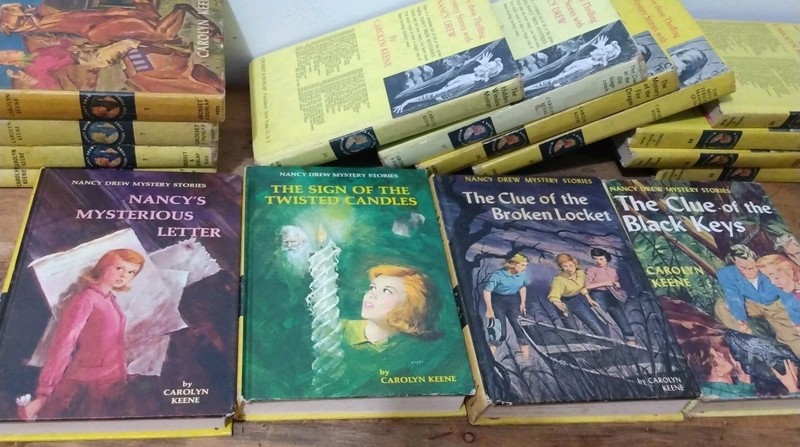 Miscellaneous Nancy Drew Books Matte 16 Books No Number On Front Vintage L1 gallery