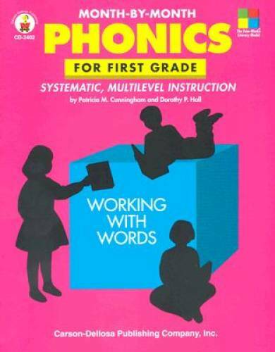 Month-by-Month Phonics for First Grade: Systematic, Multilevel Inst – GOOD