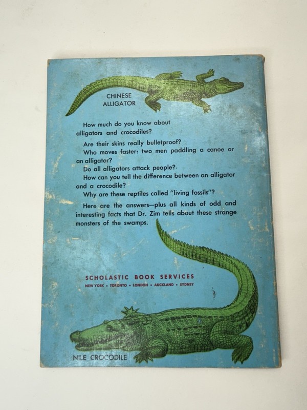 Alligators And Crocodiles by Herbert S. Zim, 1970, Small Vintage Paperback gallery