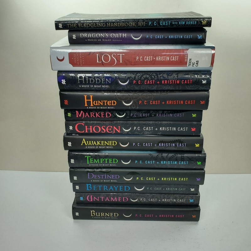 House of Night Series by P. C. Cast & Kristin Cast 13 HC & PB Lot Set gallery