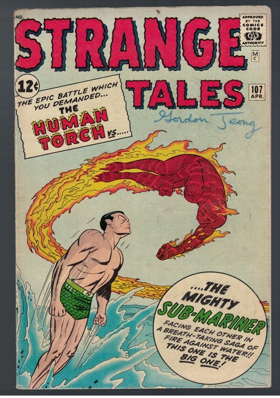 Marvel Comics Strange tales 107 Sub Mariner Namor VG 4.0