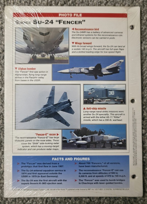 Aircraft Of The World, 5 Book Lot. Volumes 1, 11, 20, 44, & 56 Vintage NOS gallery