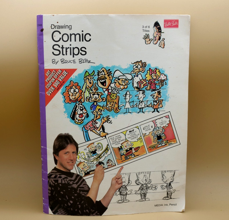 DRAWING COMIC STRIPS: BLITZ CARTOON SERIES By Bruce Blitz