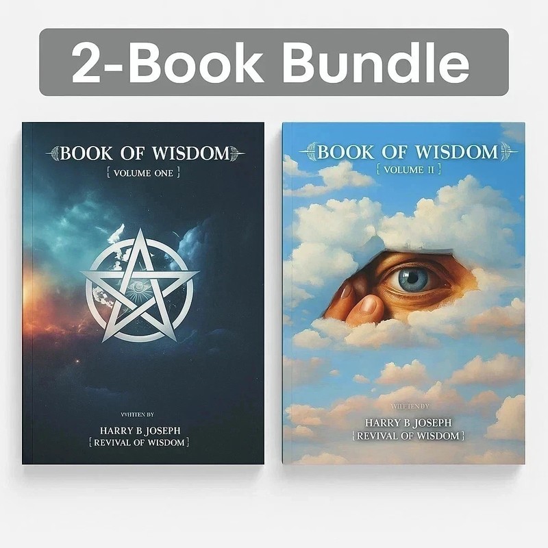 Book of Wisdom Volumes 1 & 2 by Harry B. Joseph (Paperback 2-Book Bundle) USA