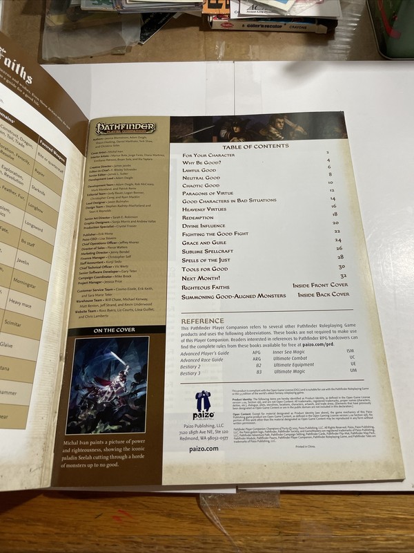 Champions of Purity by Paizo Publishing Staff (2013, Trade Paperback) gallery