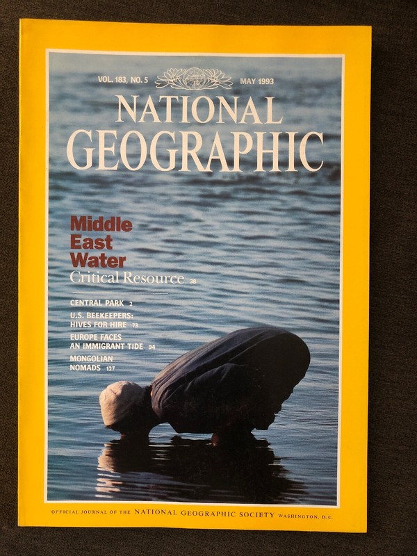 National Geographic Magazine May 1993 Middle East Water, Central Park, Beekeeper