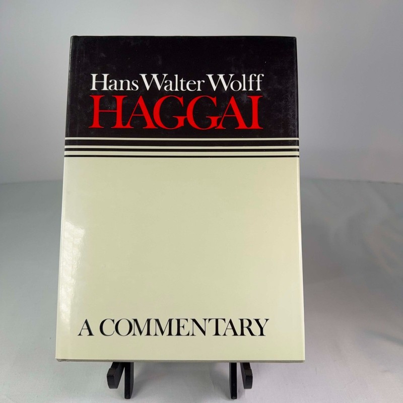 Haggai Commentary Hans Walter Wolff 1988 HC Augsburg Biblical OT