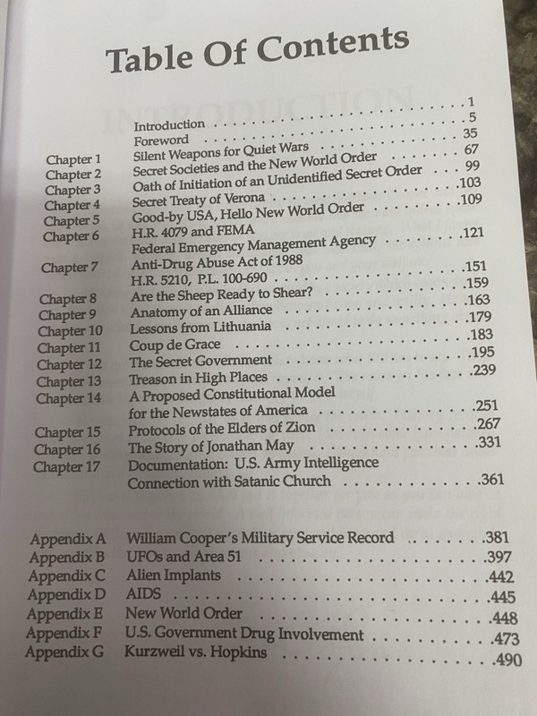 Behold a Pale Horse William Cooper 1991 Protocols Elders Zion Book gallery