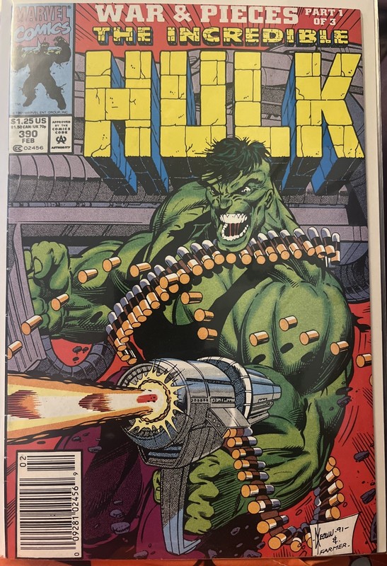 Incredible Hulk #390, Marvel Comics, 1992.