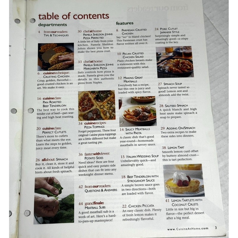 Cuisine at Home Food Magazine Lot of 6 Issues Variety Lots of Recipes Ephemera gallery