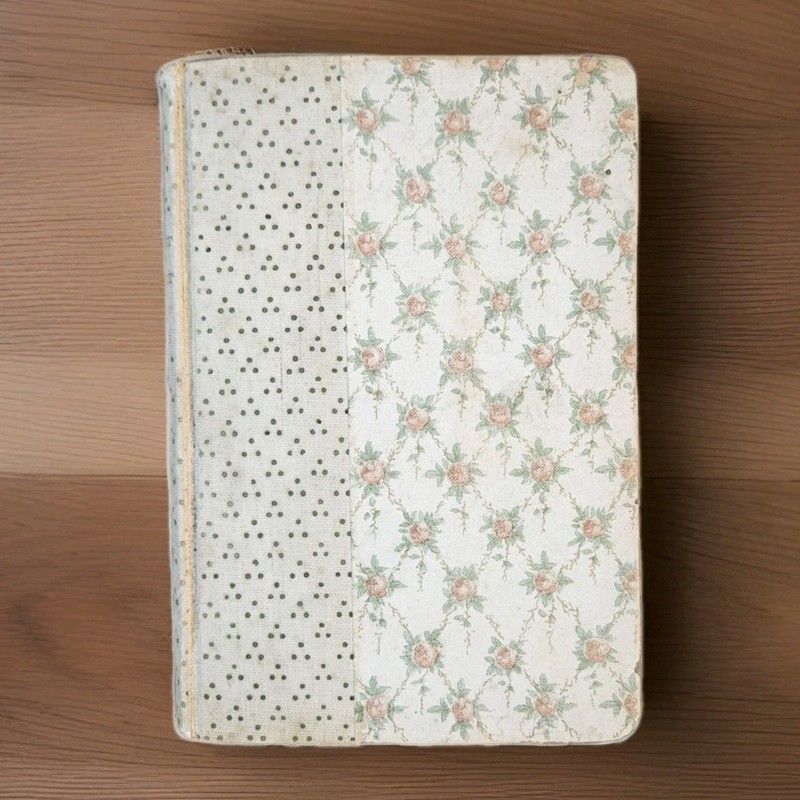 1890s Autocrat of the Breakfast Table Oliver Wendell Holmes Altemus Floral Cloth