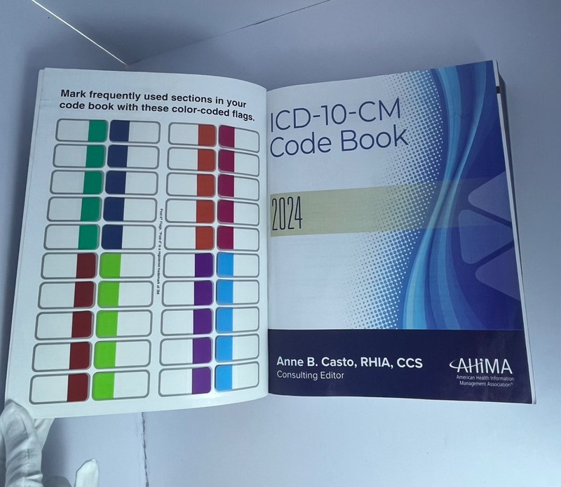 ICD-10-CM Code Book 2024 by Anne Casto (2024, Trade Paperback) gallery