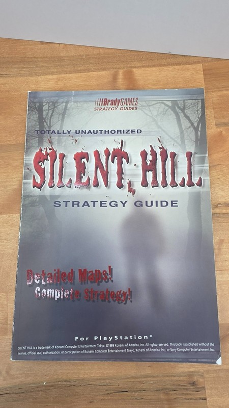 Silent Hill 1 Playstation Strategy Guide Brady Games Book Totally Unauthorized