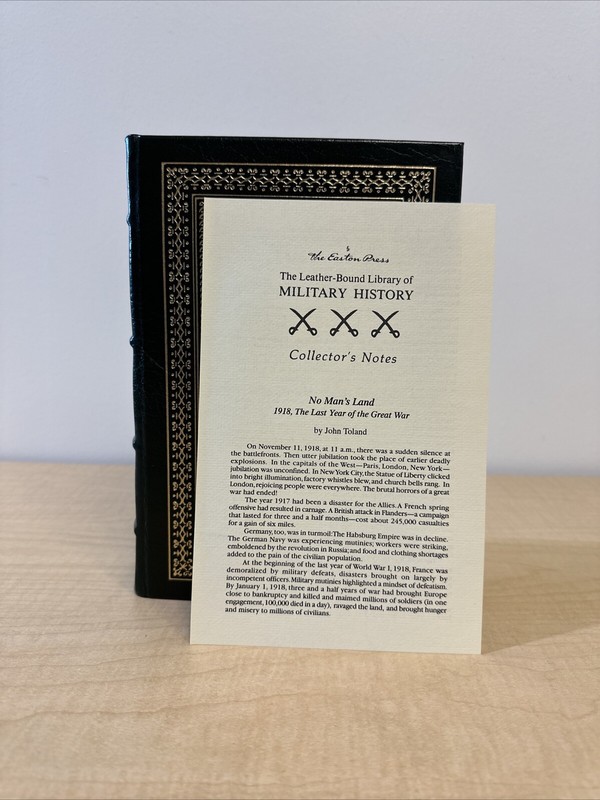 No Man's Land John Toland Easton Press 1998 Military History NF gallery