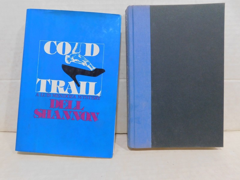 Dell Shannon, Luis Mendoza, COLD TRAIL, 1978 1st ed., HC/DJ, close to fine,