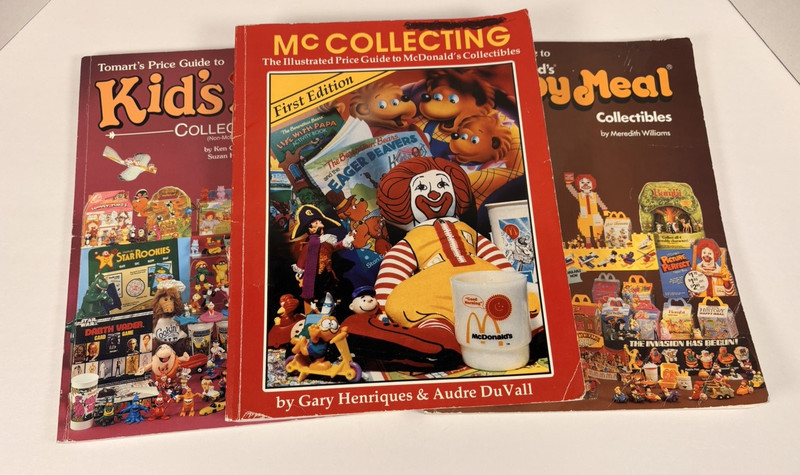 Price Guide To Kids Meals Collectibles Book Lot Happy Meal McCollecting Tomarts