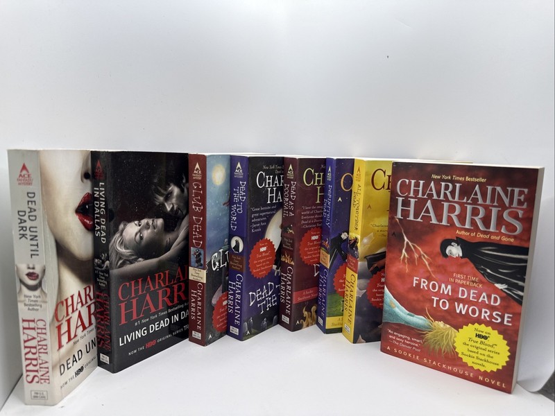 Charlaine Harris Sookie Stackhouse Series Book Lot – 8 Paperback Books gallery