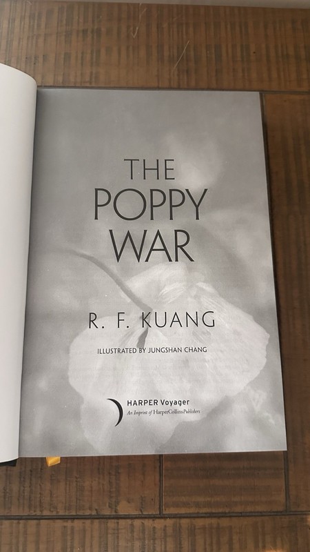 R. F. Kuang The Poppy War Collector's Edition Hardcover Illustrated Dust Jacket gallery