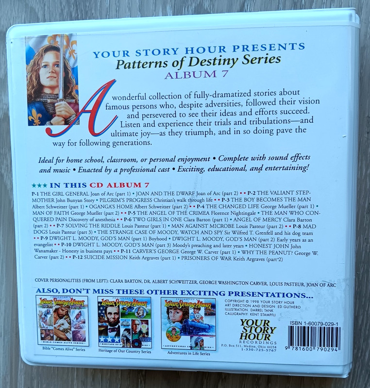 Your Story Hour Patterns of Destiny Audio Set Album 7 -- 12 CDs gallery