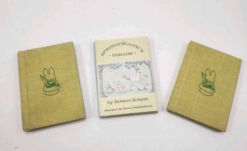Vtg Lot Robert Kraus Juniper and Springfellows Parade The First Robin 1965 3.5″