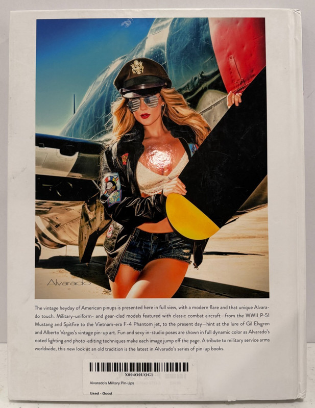 Alvarado’s Military Pin-Ups Book by Robert Alvarado Pre-Owned FREE SHIPPING