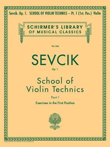 Sevcik – School of Violin Technics Op. 1 Book 1 Violin Method Sheet Music: Used