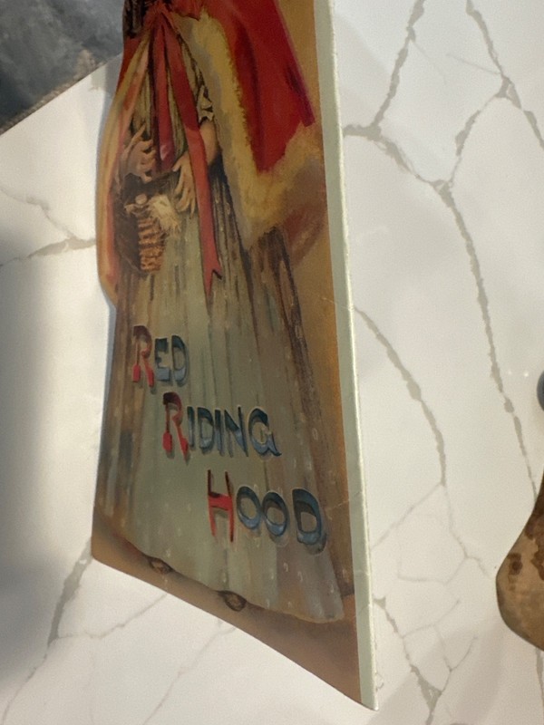 Little Red Riding Hood. Illustrated Shape Book Fasimilie 1989 Merrimack gallery
