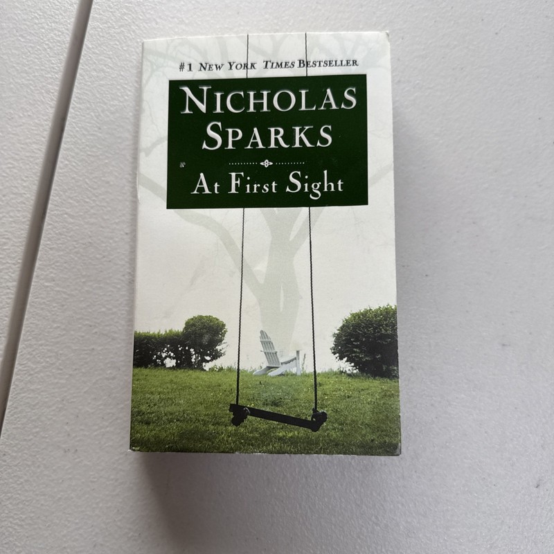 At First Sight by Nicholas Sparks (2007, Perfect)