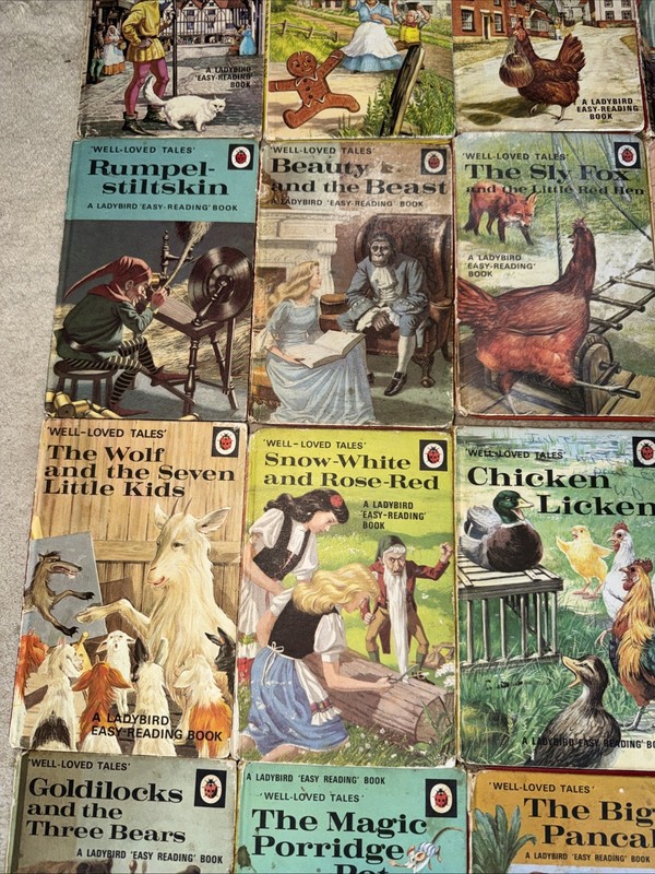 FULL SET 27 Vintage Ladybird Books Series 606D Well Loved Tales - RARE! gallery