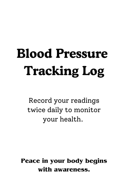 Blood Pressure Log Book Tracker 6 X 9 Paperback 90-pages gallery