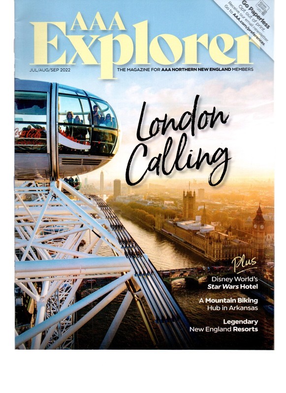 AAA Explorer Magazine July/August/September 2022 London Calling Star Wars Hotel