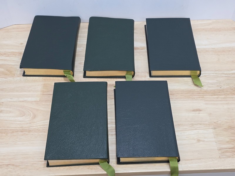Lot of 5 Roger Tory Peterson Field Guides Leather Easton Press Plants & Trees gallery